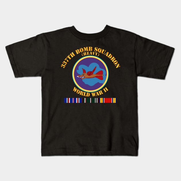 337th Bomb Squadron WWII w SVC Kids T-Shirt by twix123844
